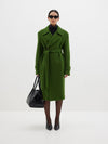 boucle wool coat