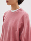 pigment dye double jersey sweat