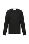 wool cashmere long sleeve knit
