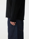 wool cashmere long sleeve knit