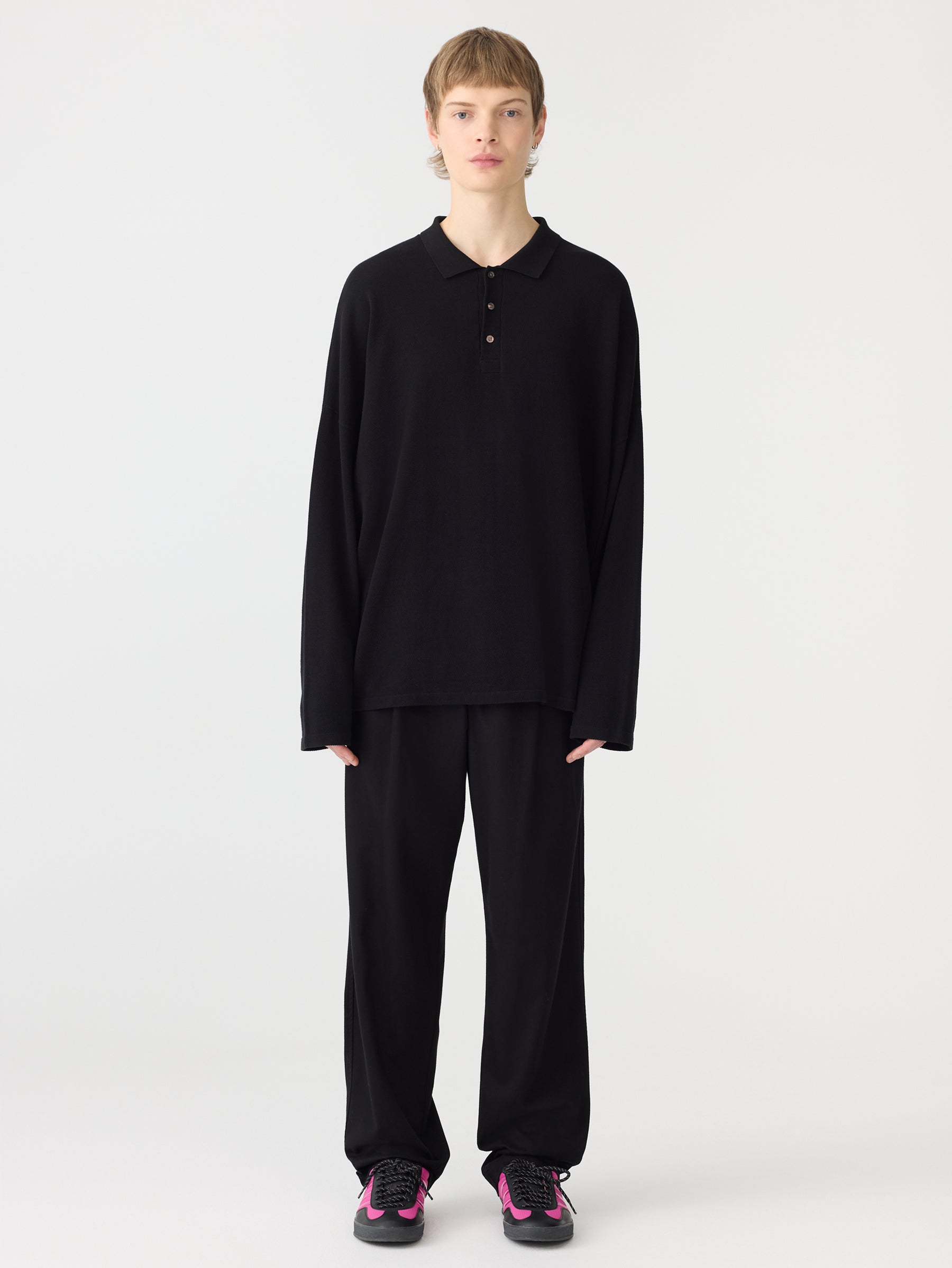 Cotton Twill Pleat Pant