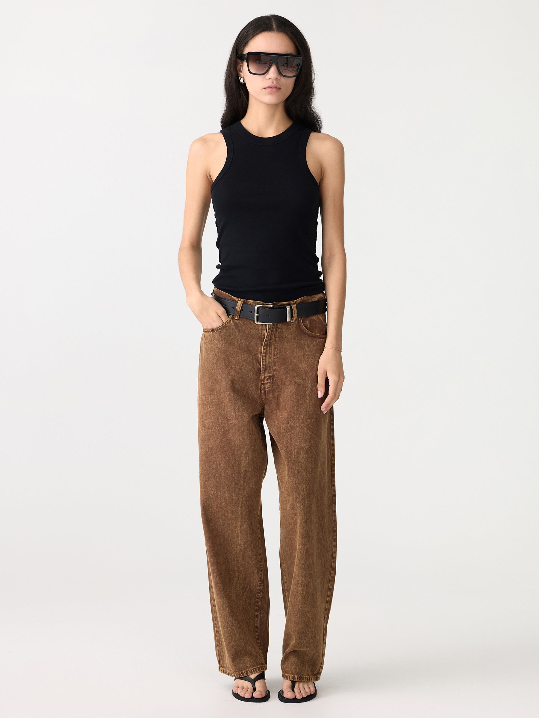 Motley Long Rise Slouch Jean