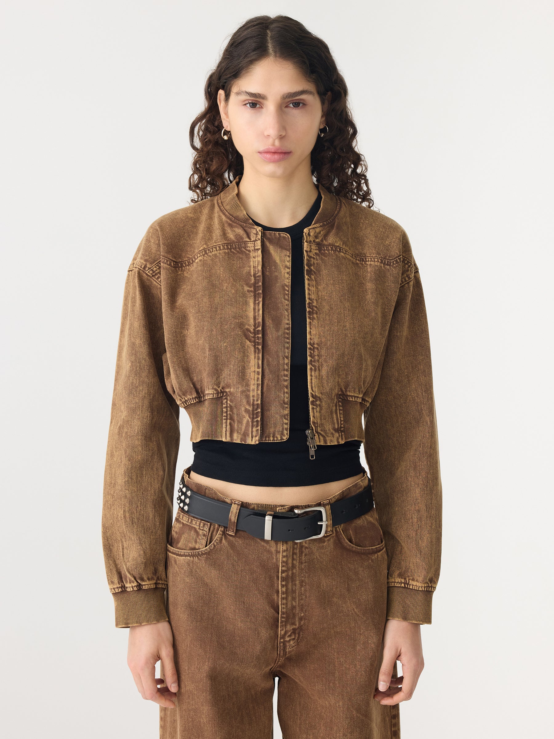 Motley Bomber Denim Jacket