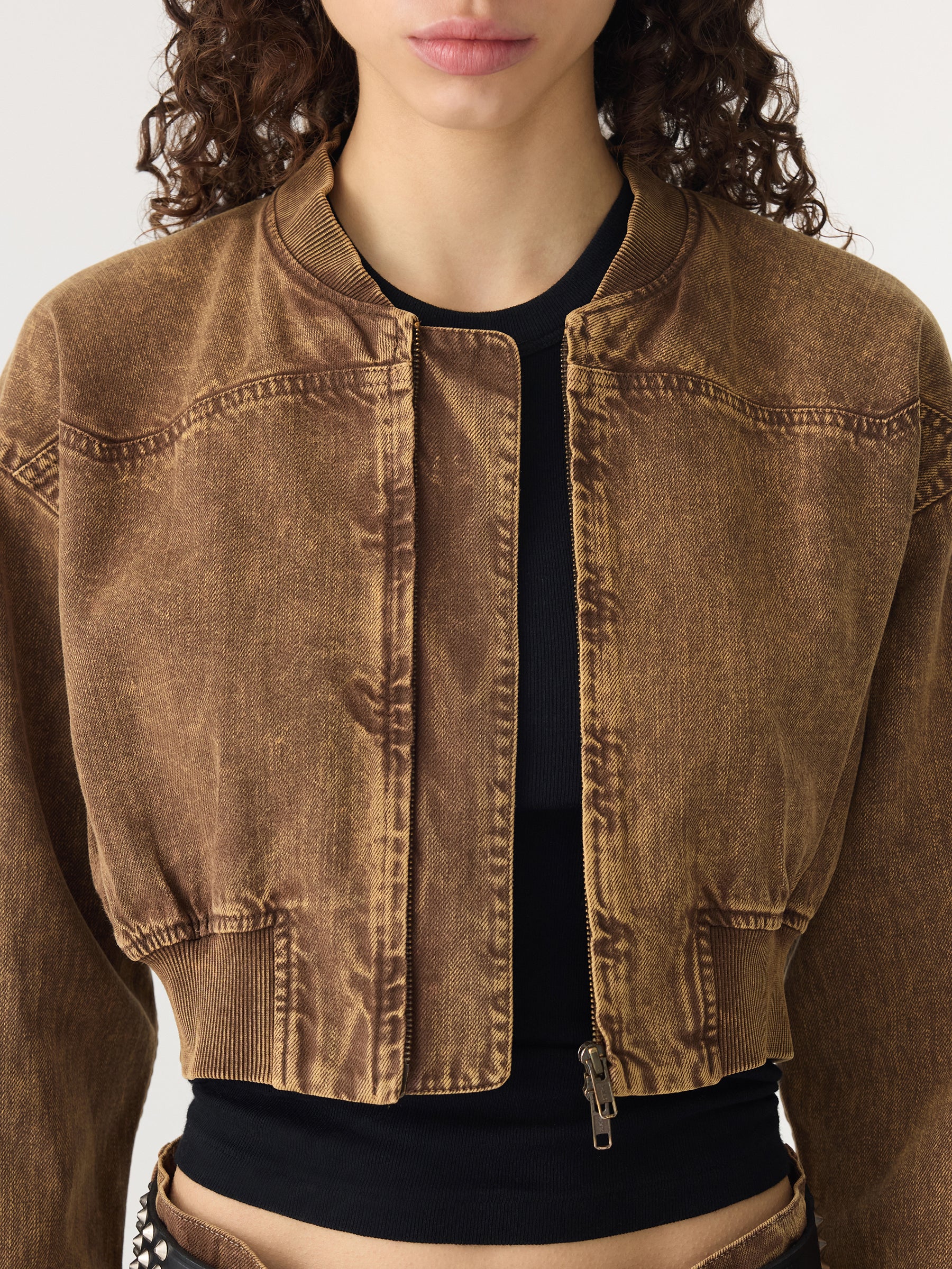 Motley Bomber Denim Jacket