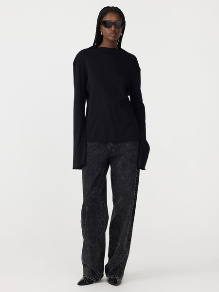 美品　NAMACHEKO 19aw Nyas Long Sleeve M Long-sleeved lace body - Black - Ladies | H&M