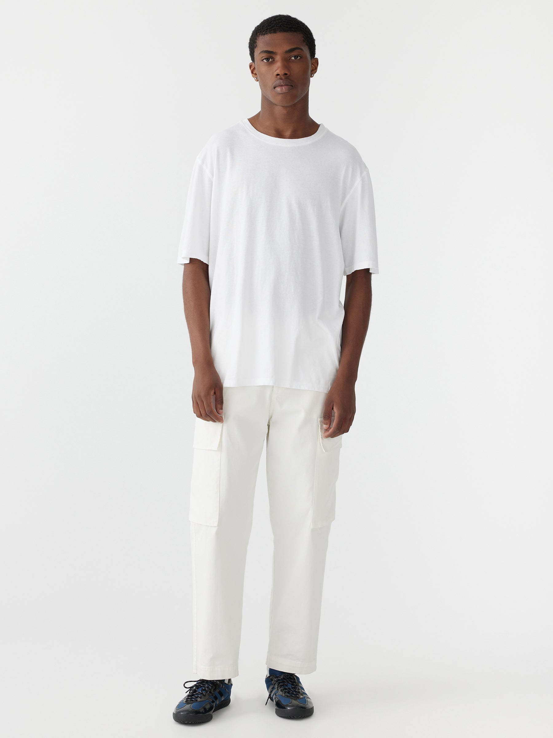 Slouch Fit T-Shirt In White