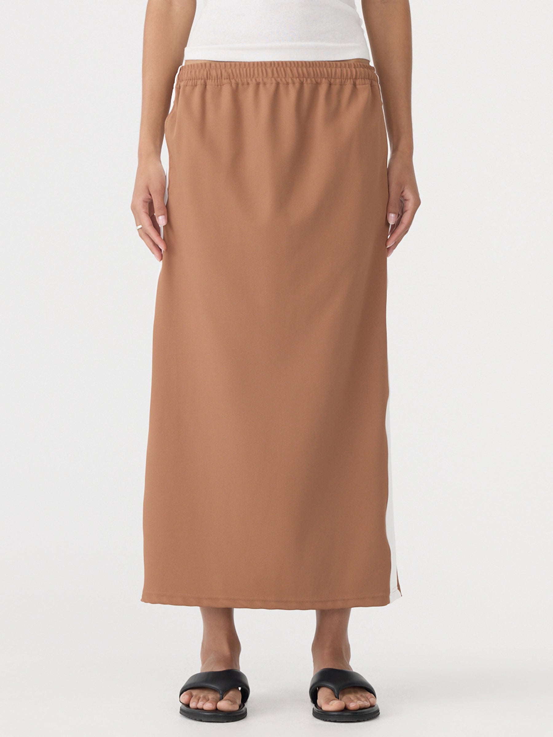 Stretch Twill Pull On Skirt