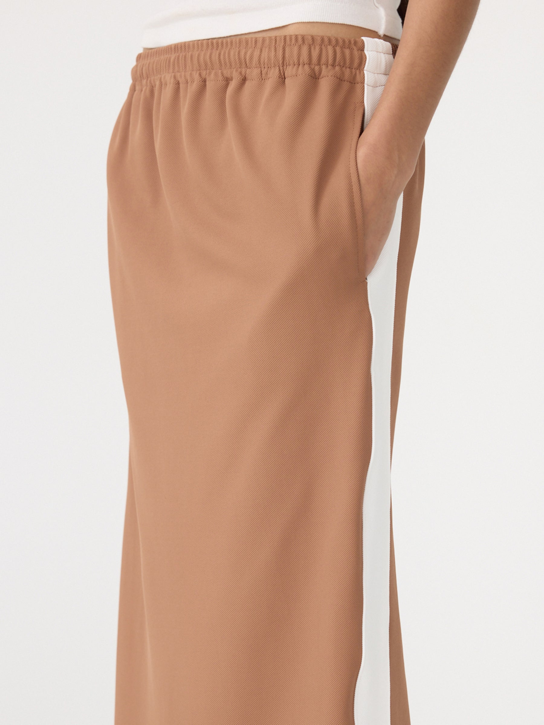 Stretch Twill Pull On Skirt