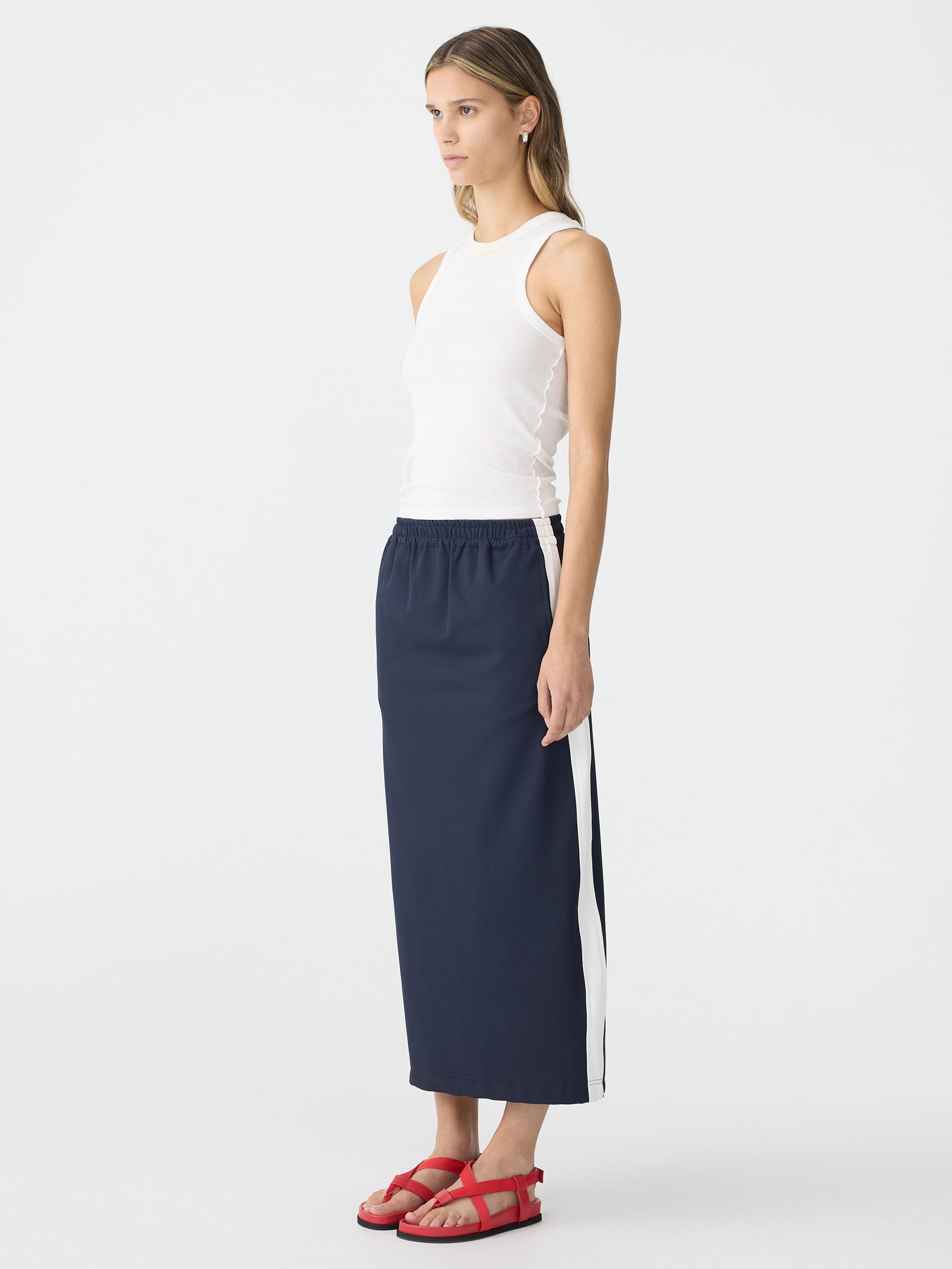 Stretch Twill Pull On Skirt – BASSIKE