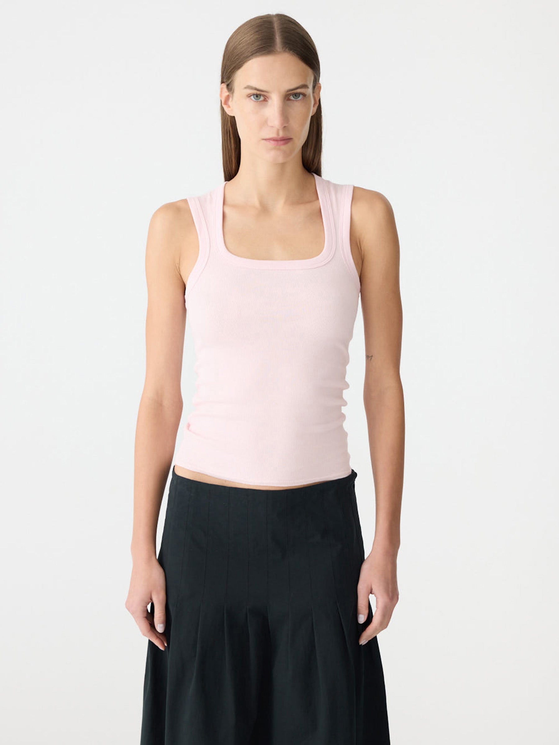 ★最終値下げ★bassike rib insert tank Low Scooped Rib Tank – BASSIKE