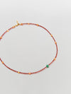 pigna red garnet necklace