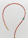 pigna red garnet necklace