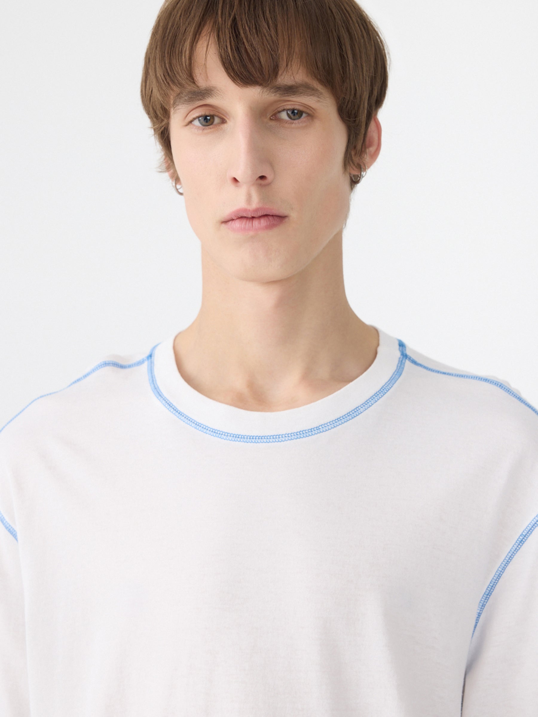 Slouch Contrast Stitch T-Shirt