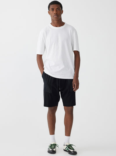 raw double jersey short