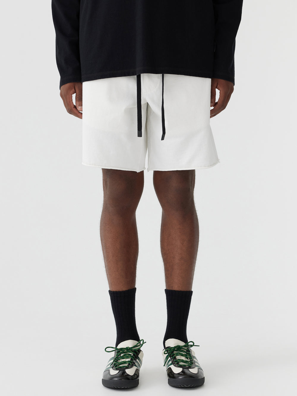 raw double jersey short