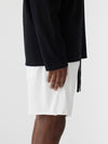 raw double jersey short