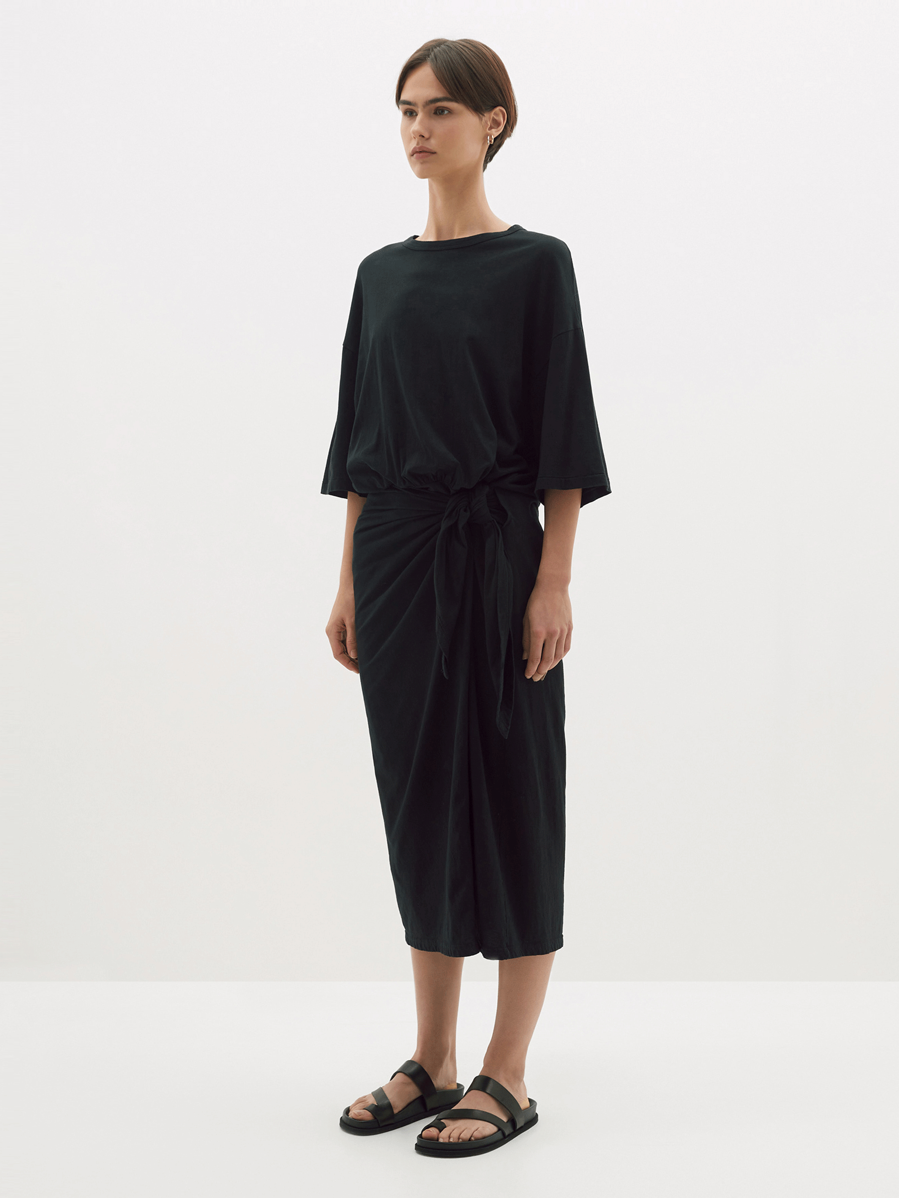 Tshirt wrap dress hotsell