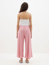 textured crepe culotte