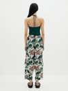 vintage floral long rise pant