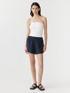 linen mini short