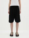 pleat bermuda short