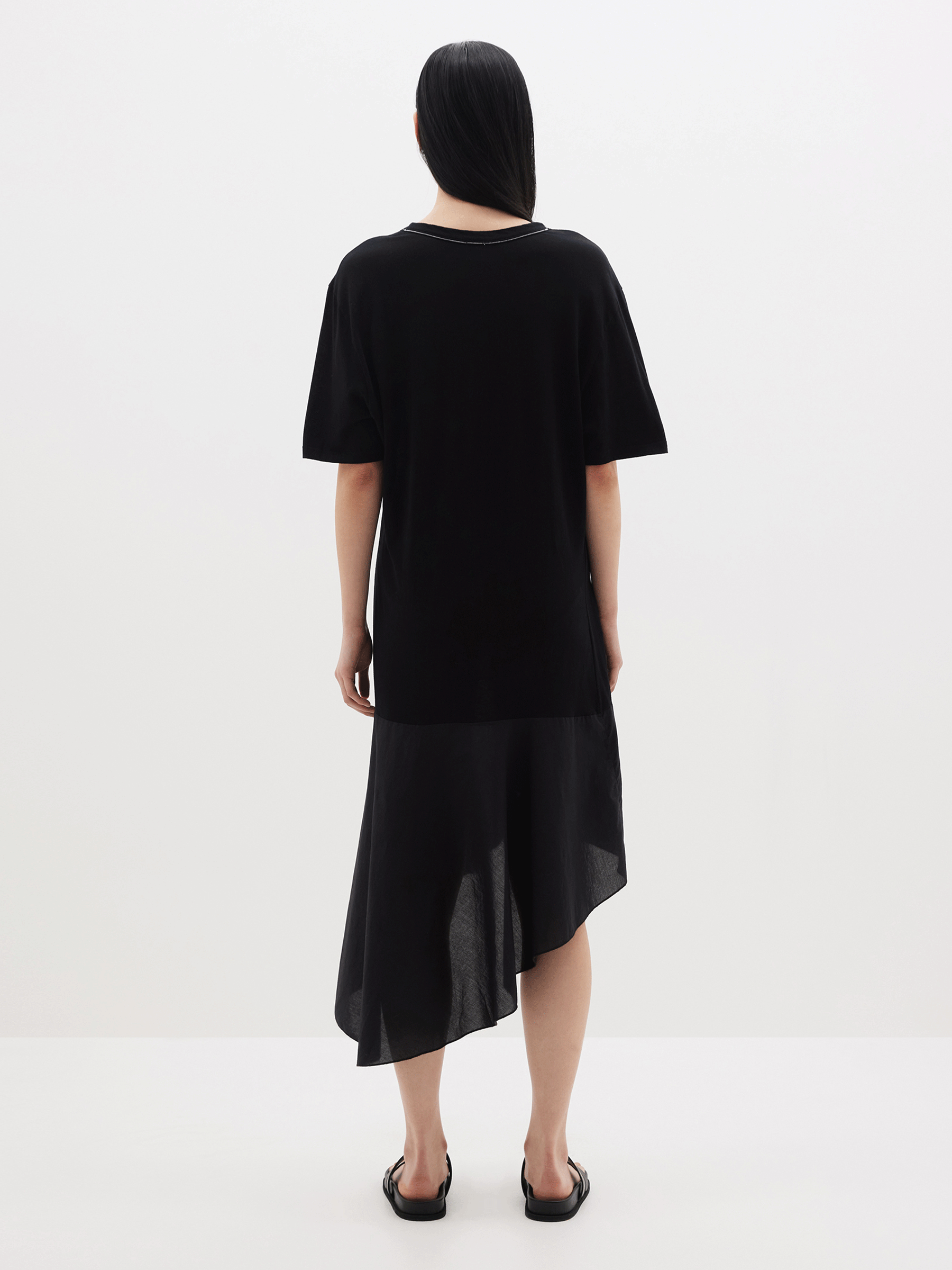 contrast t.shirt dress bassike