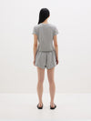 french terry athletic shorts