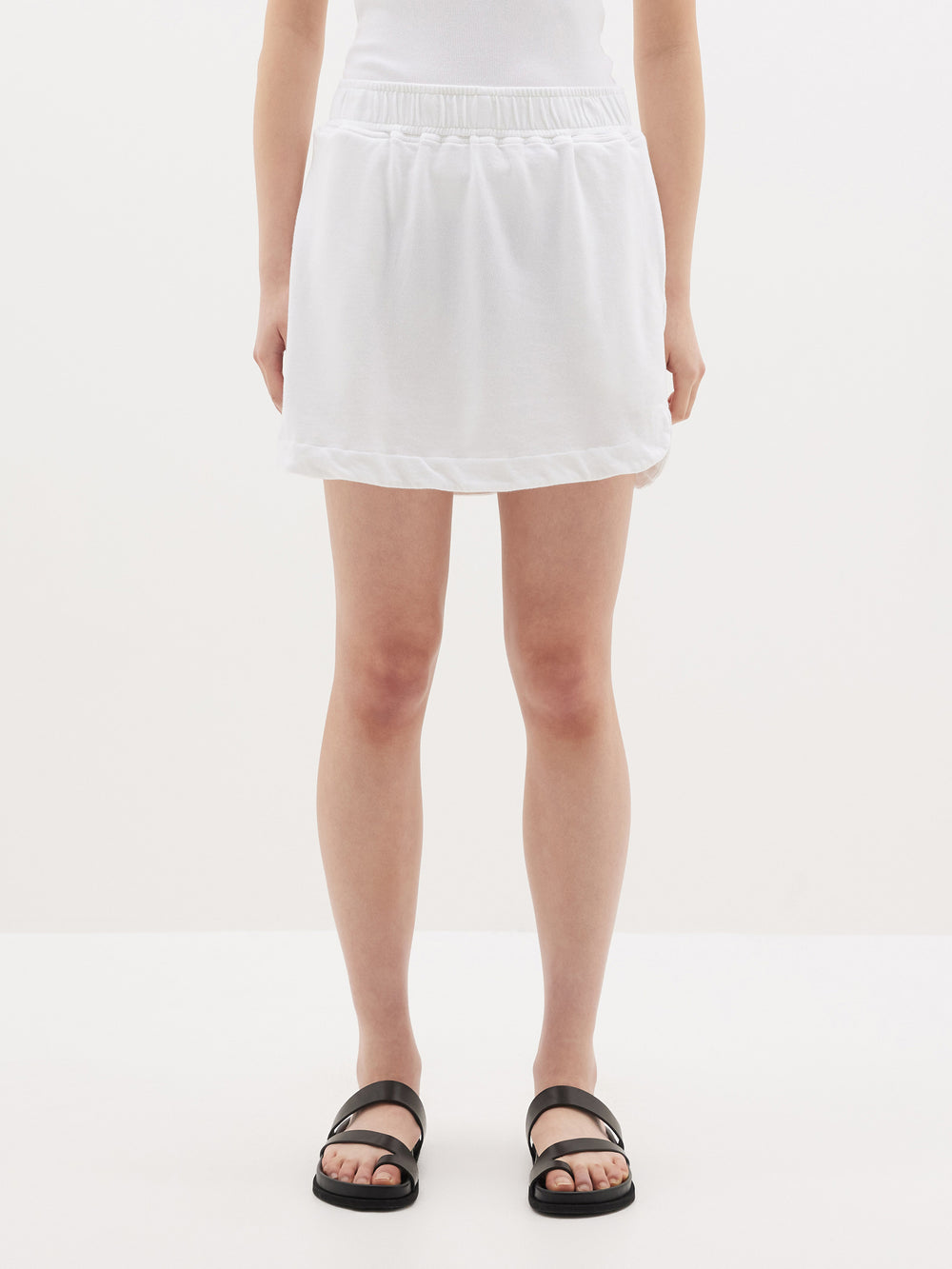 french terry tennis skirt