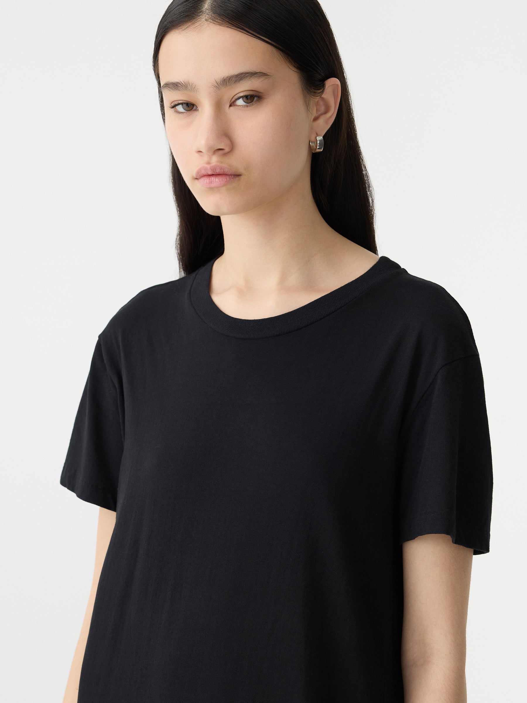 Longerline T-Shirt Dress BASSIKE Longerline T-Shirt Dress BASSIKE
