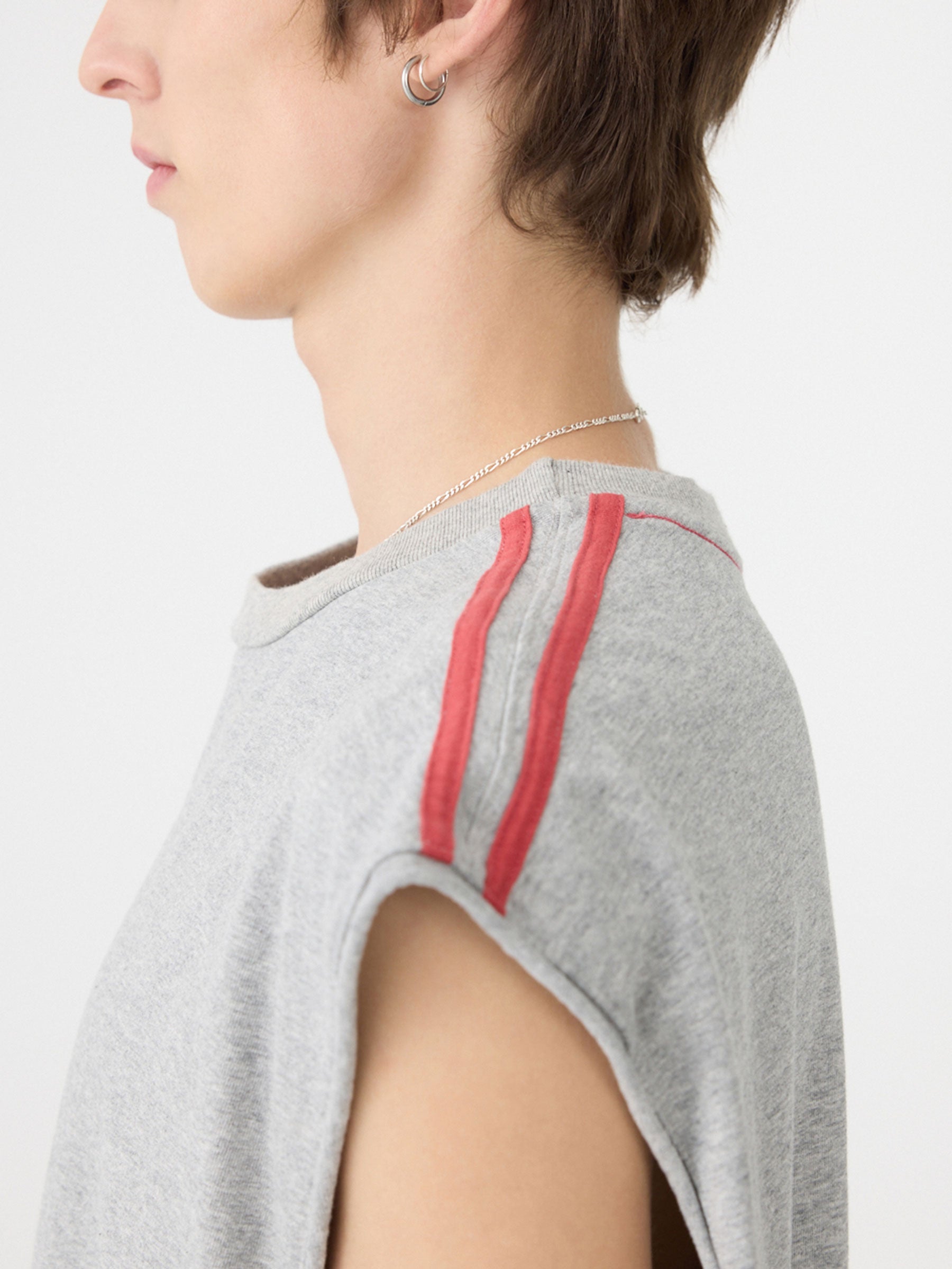 Raw Muscle Stripe Detail Tank