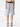Elastic Longerline Denim Short
