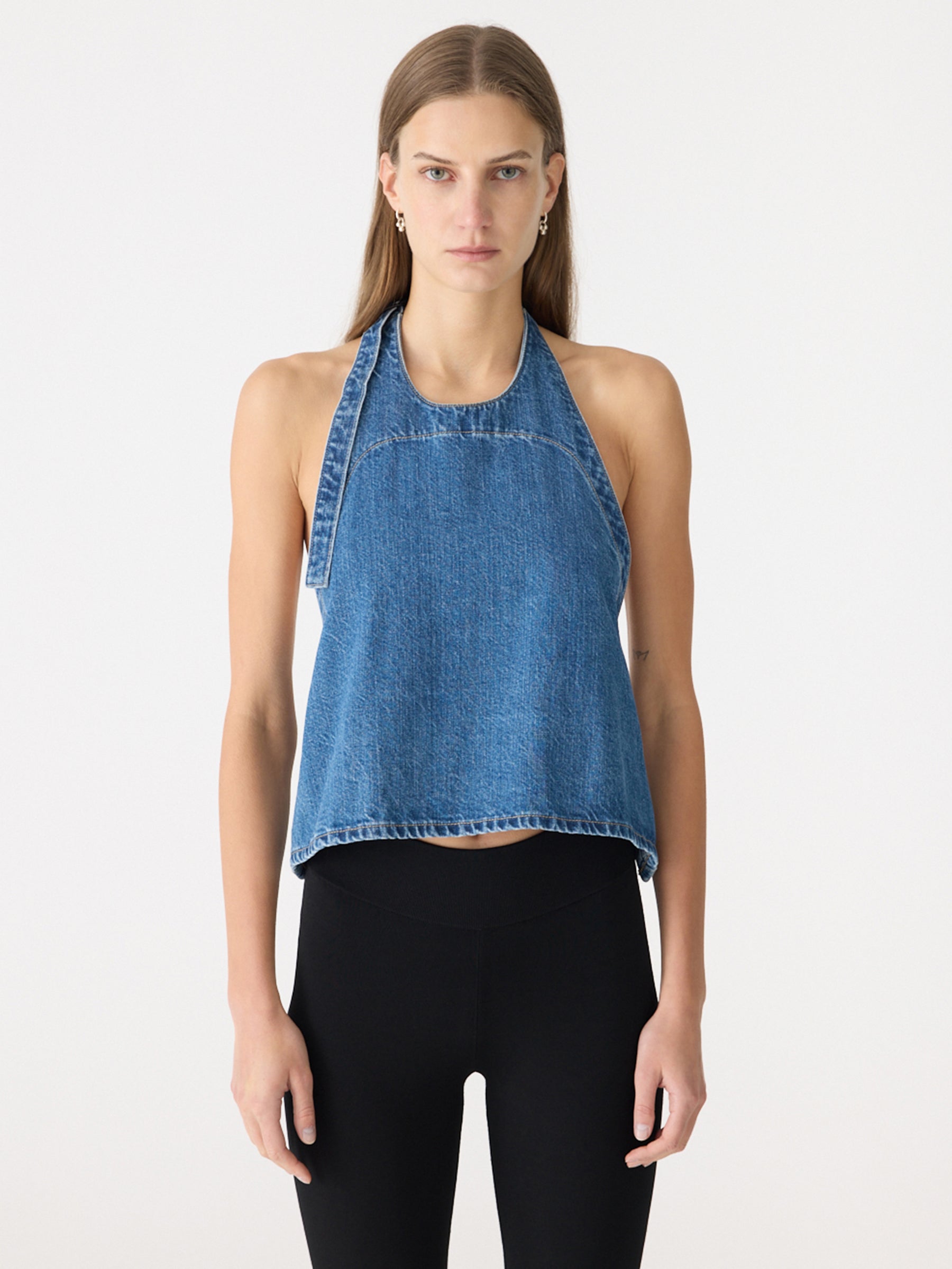 Denim Apron Top