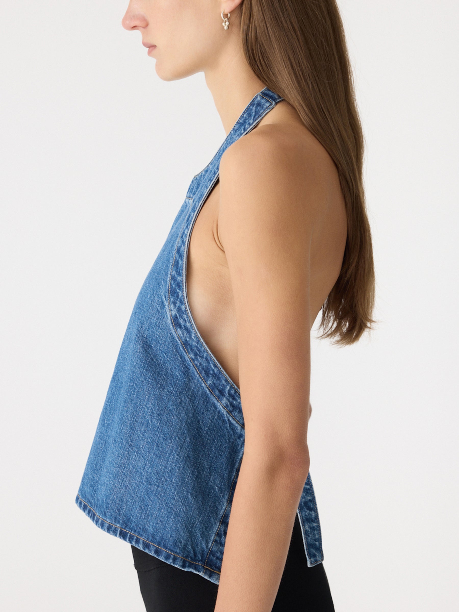 Denim Apron Top