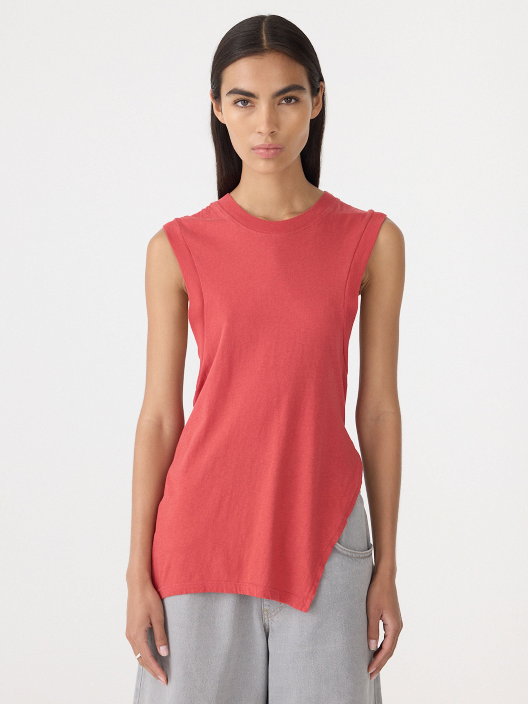 Twist Detail Superfine Tank