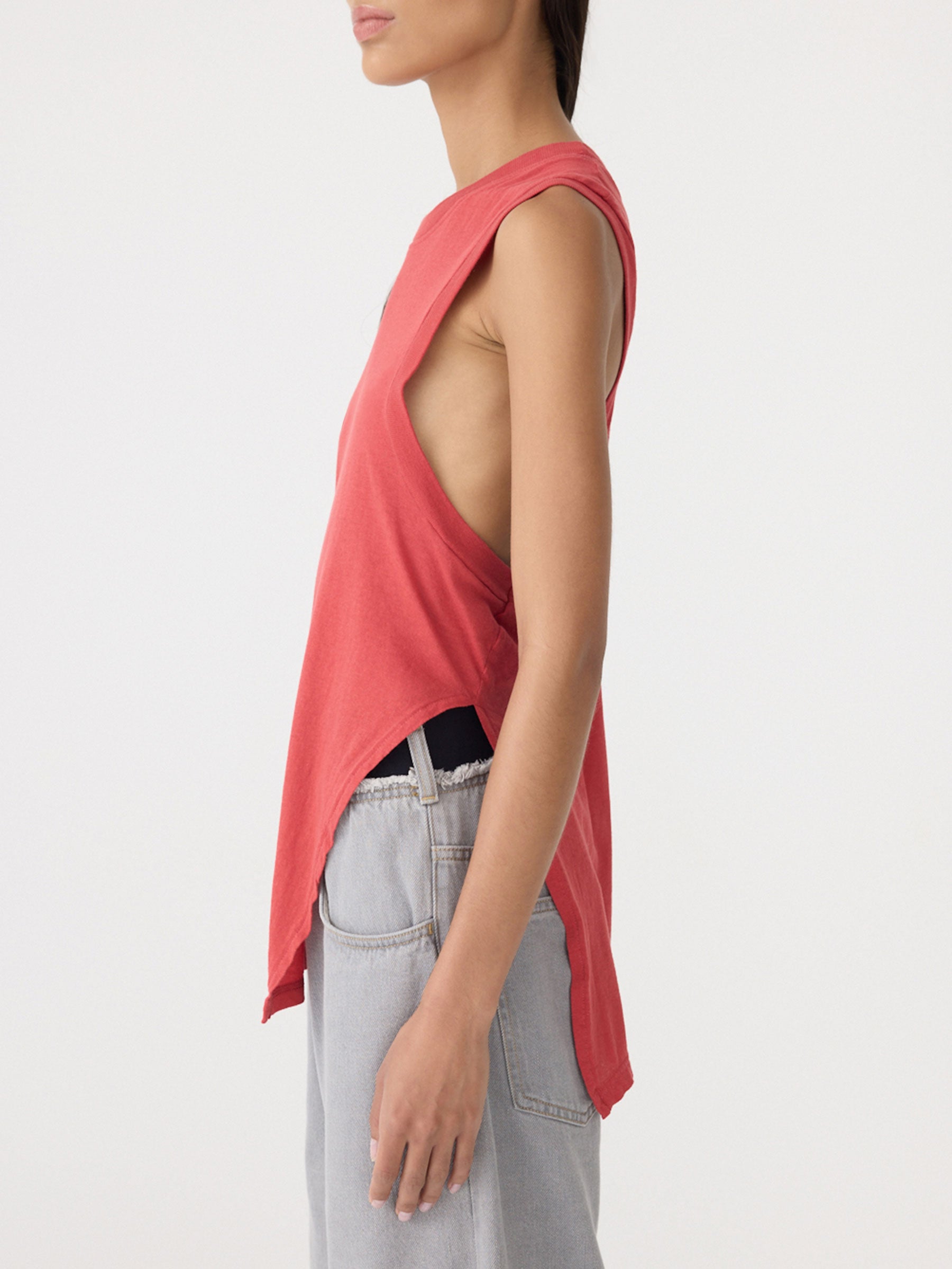 Twist Detail Superfine Tank