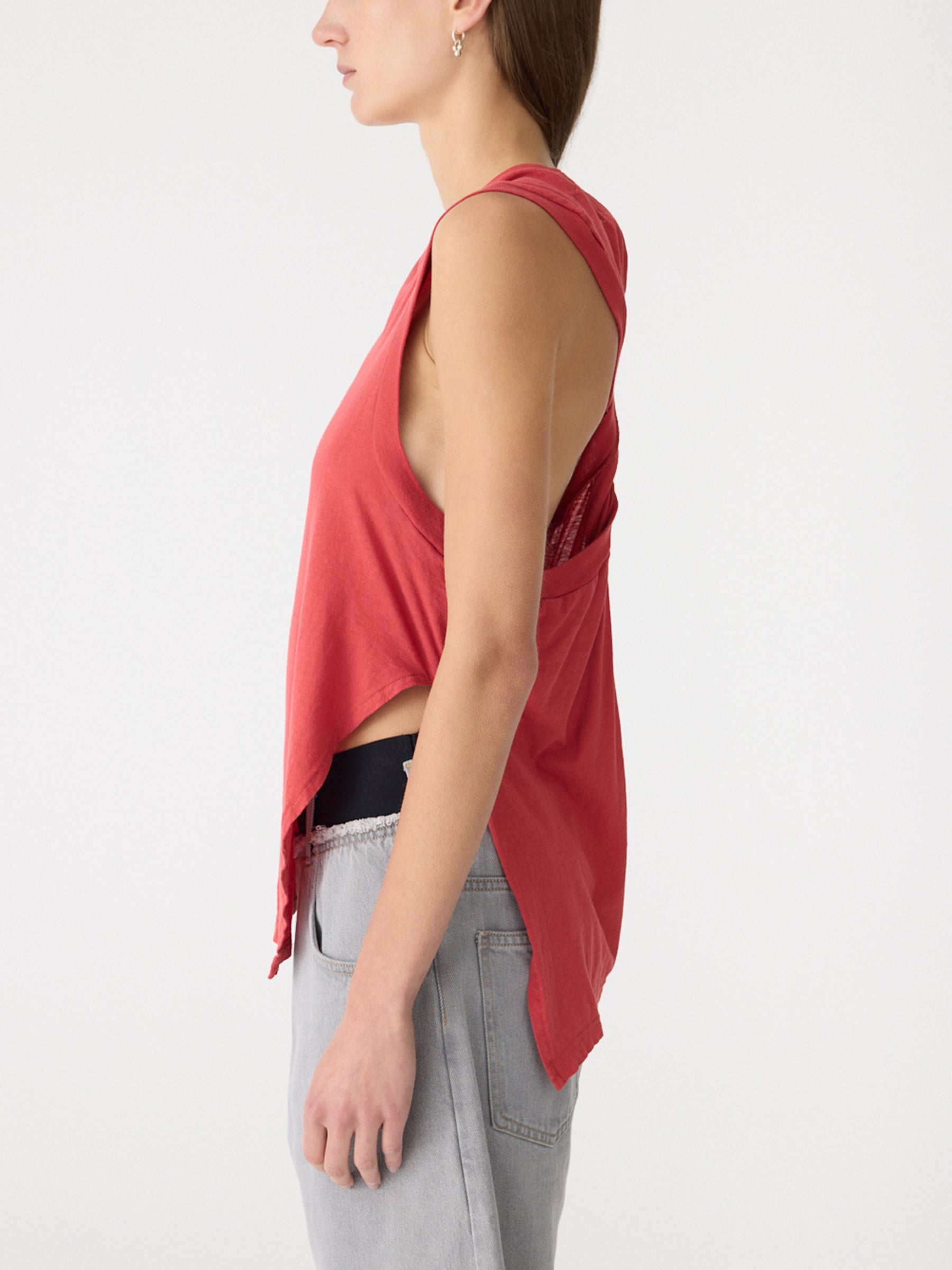 Twist Detail Superfine Tank
