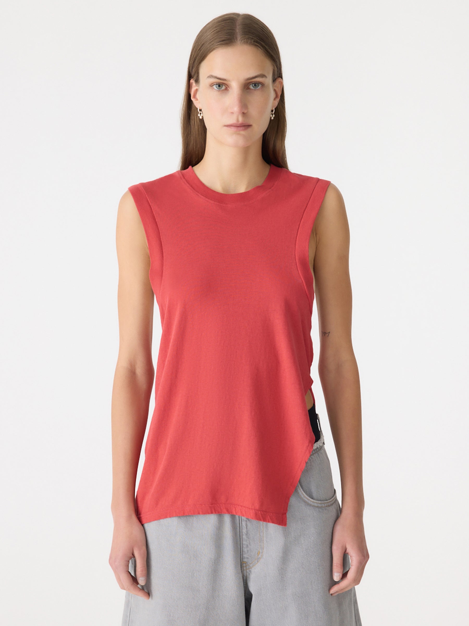 Twist Detail Superfine Tank