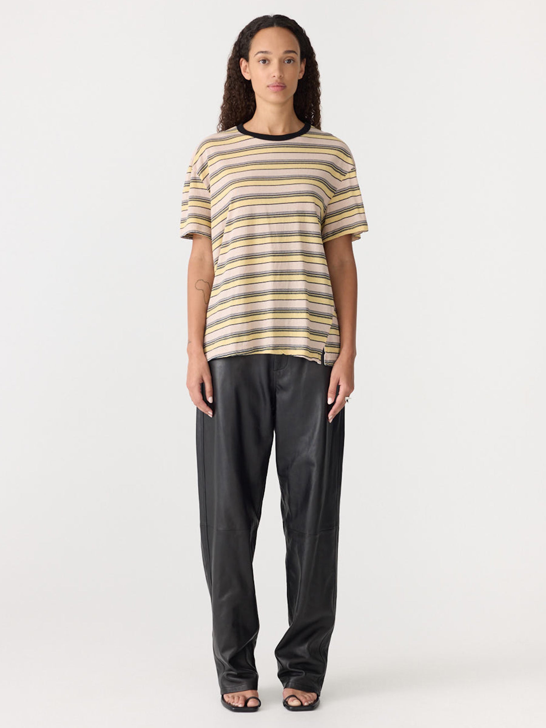 Vintage Stripe Boyfriend T-Shirt