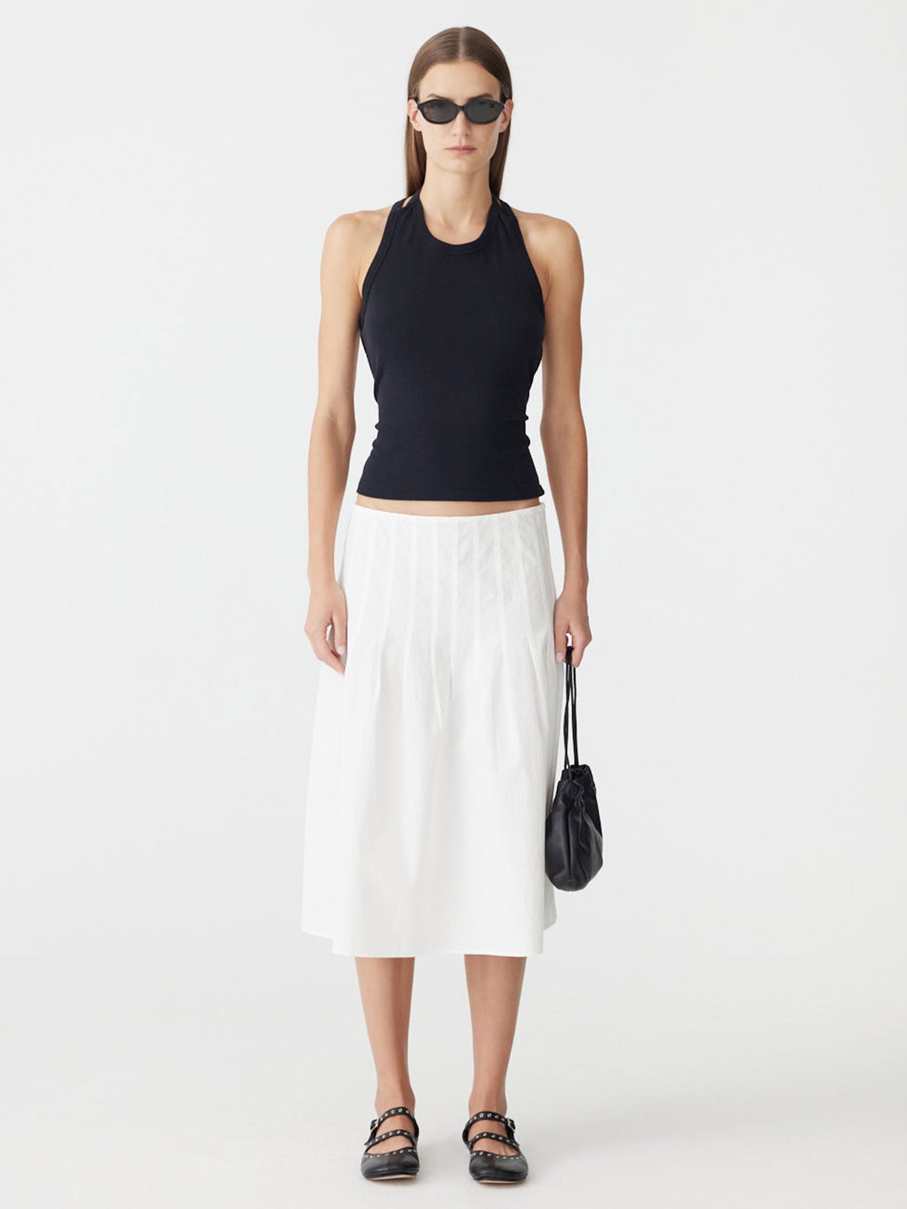 Cross Back Tie Backless Tank – BASSIKE