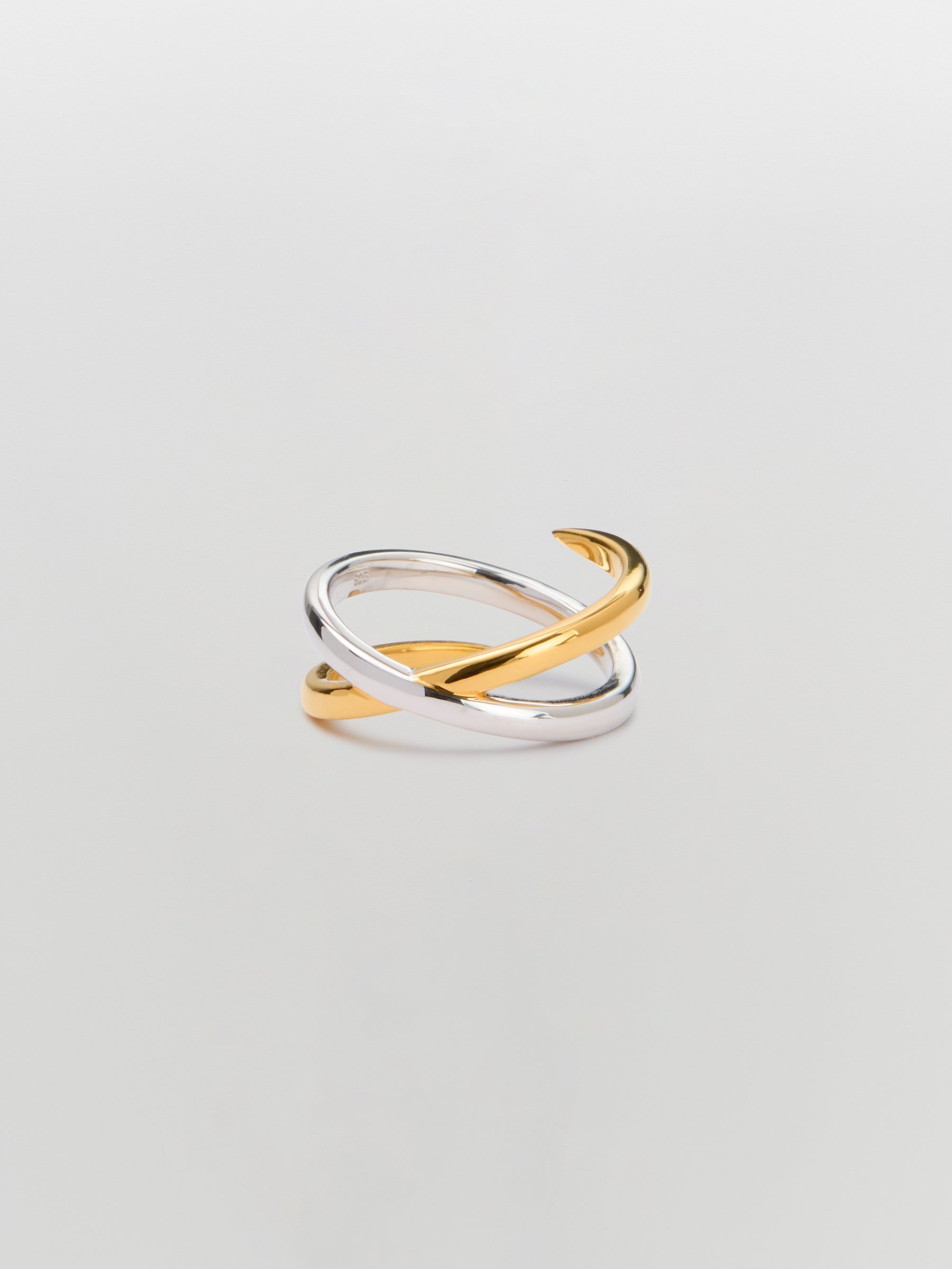 Double band shop gold ring