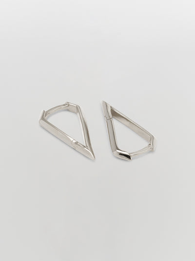 sener besim spear earrings silver