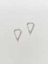 sener besim spear earrings silver