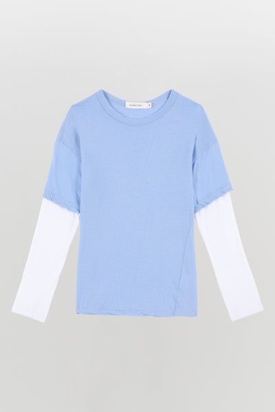 mini boxy layered t.shirt