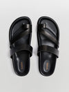 raw leather sandal