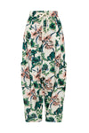 vintage floral long rise pant