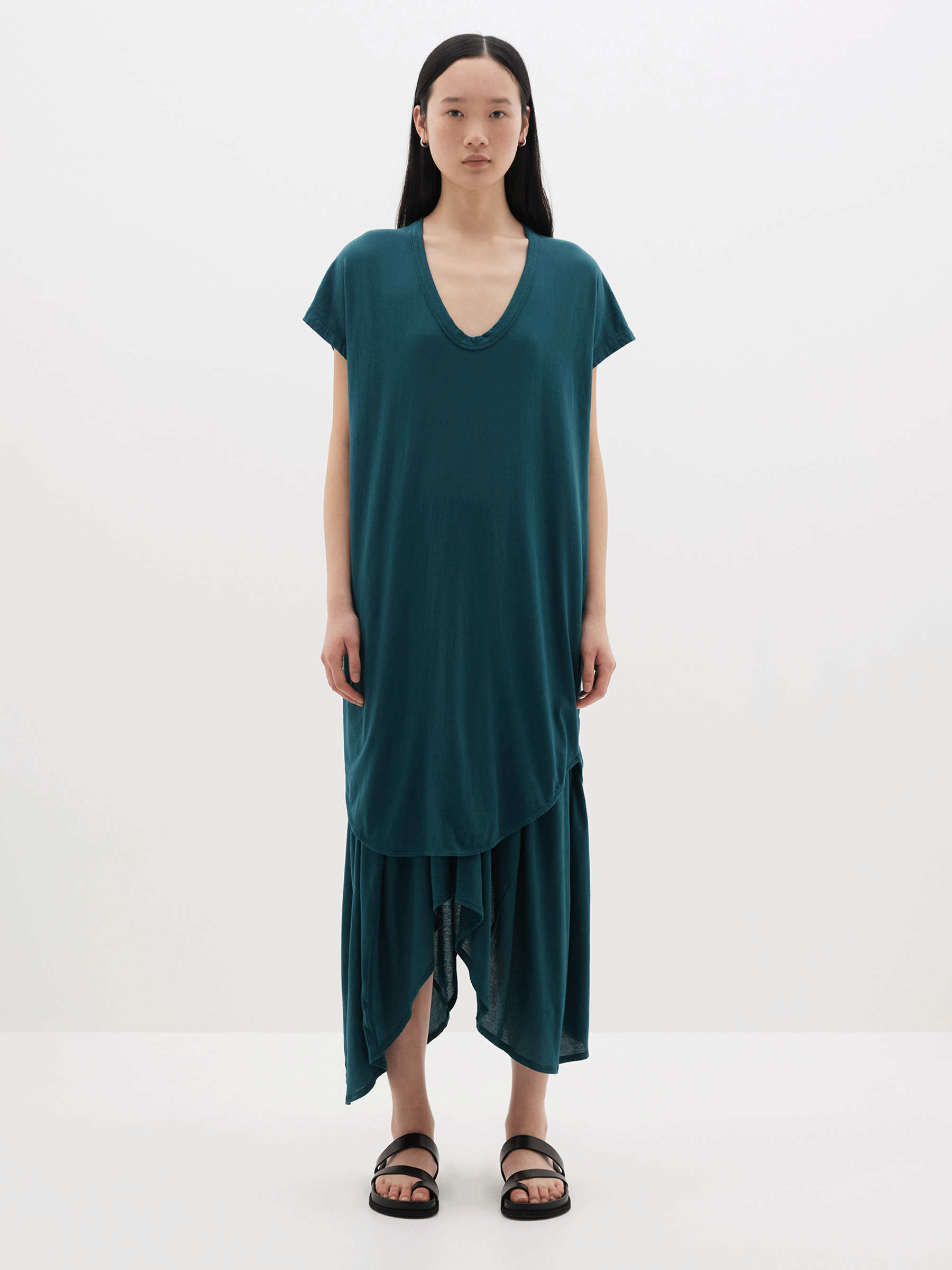 boxy t.shirt dress with tail II