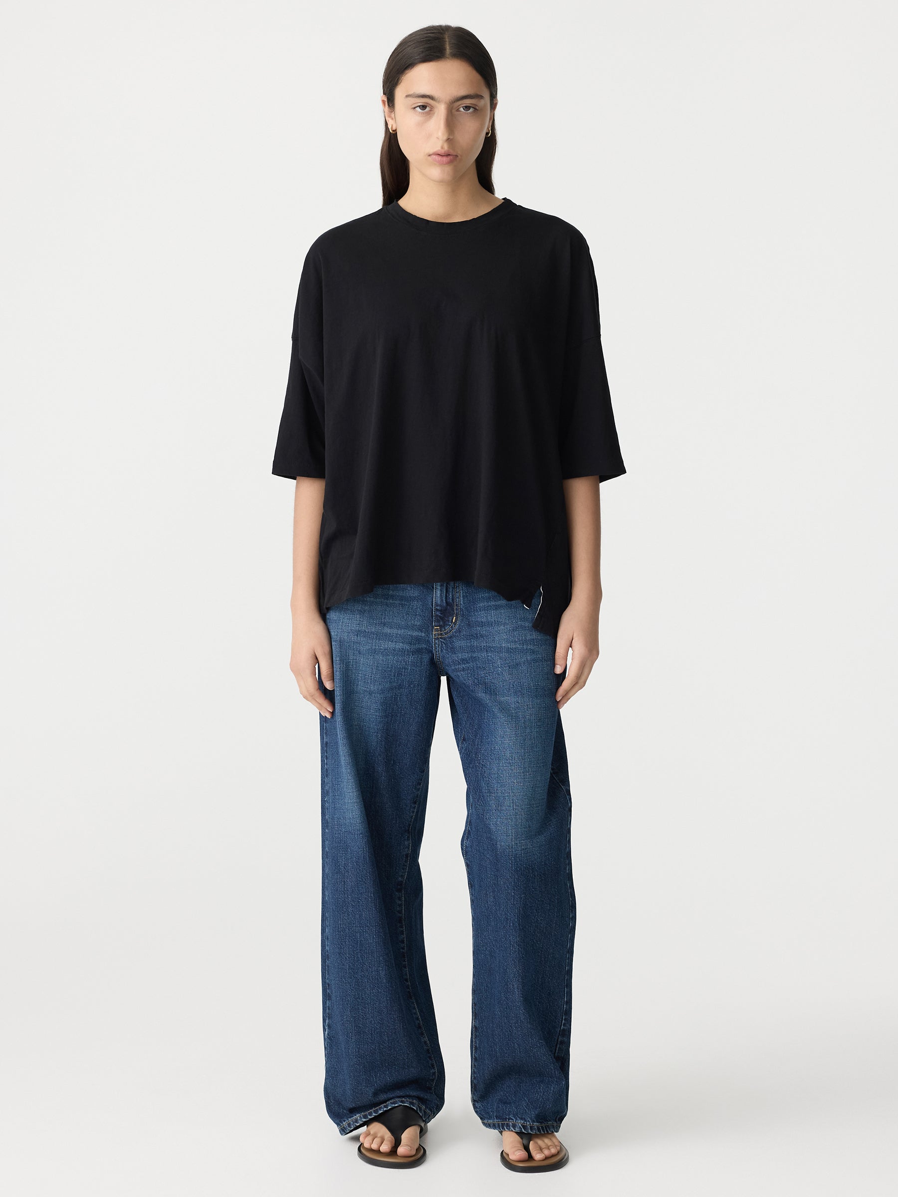 Slouch Side Step Short Sleeve T-Shirt