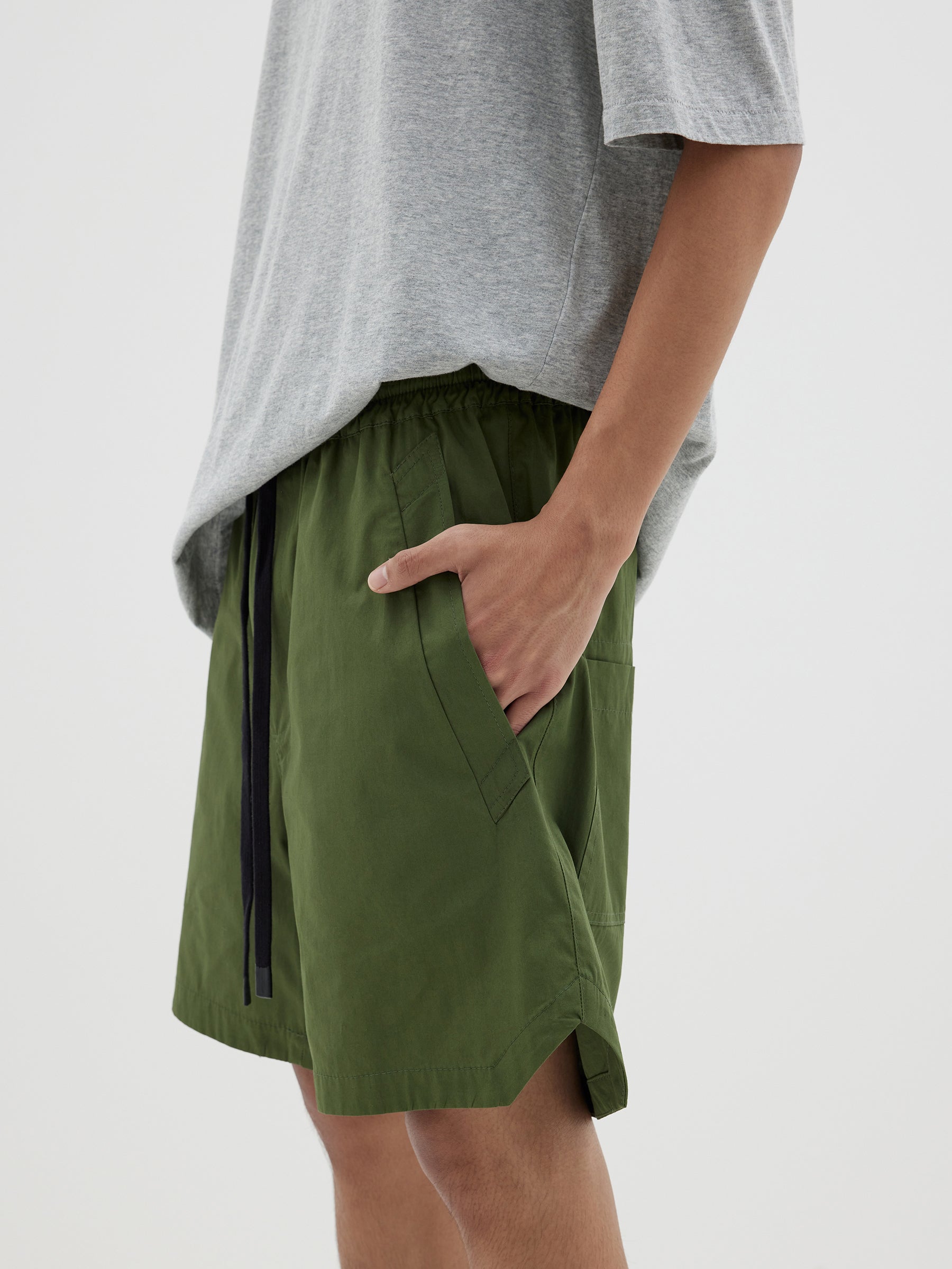 Pull on cheap cotton shorts