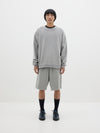 pigment dyed fleece crew sweat