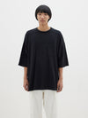 double jersey oversized short sleeve t.shirt